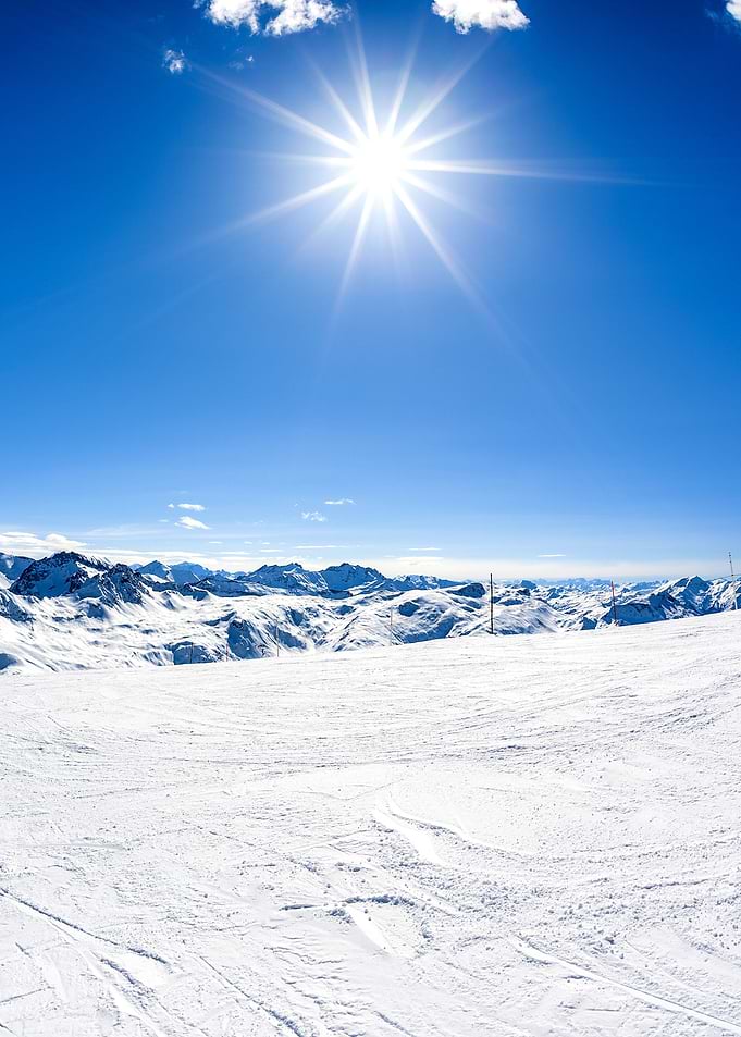 Winter mountain landscape
