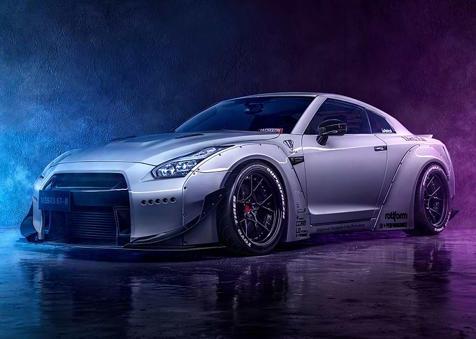 Nissan GTR Asian sport car