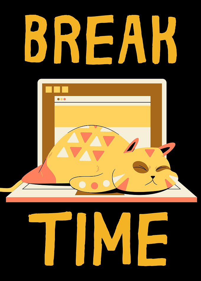 Cat Break Time