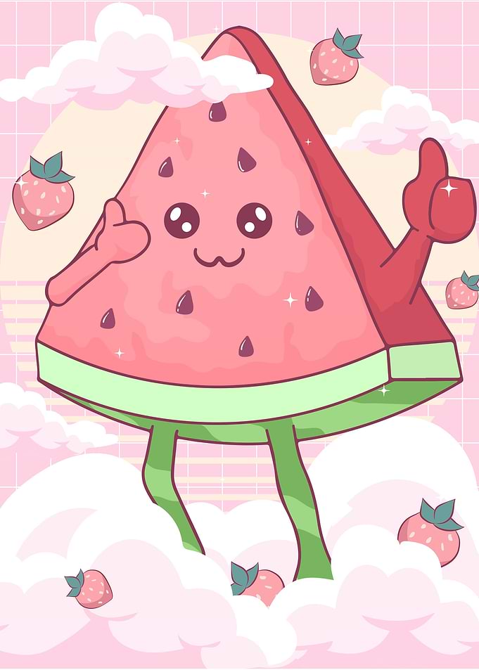 Watermelon Strawberry Milk