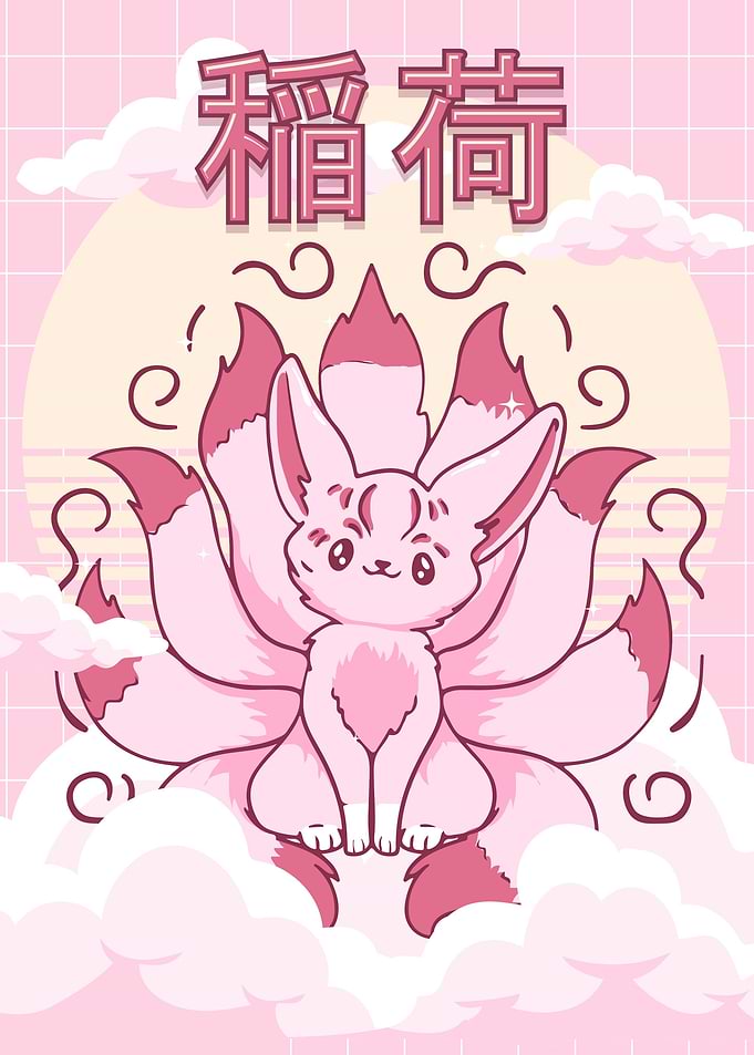 Kitsune Nine Tailed Fox