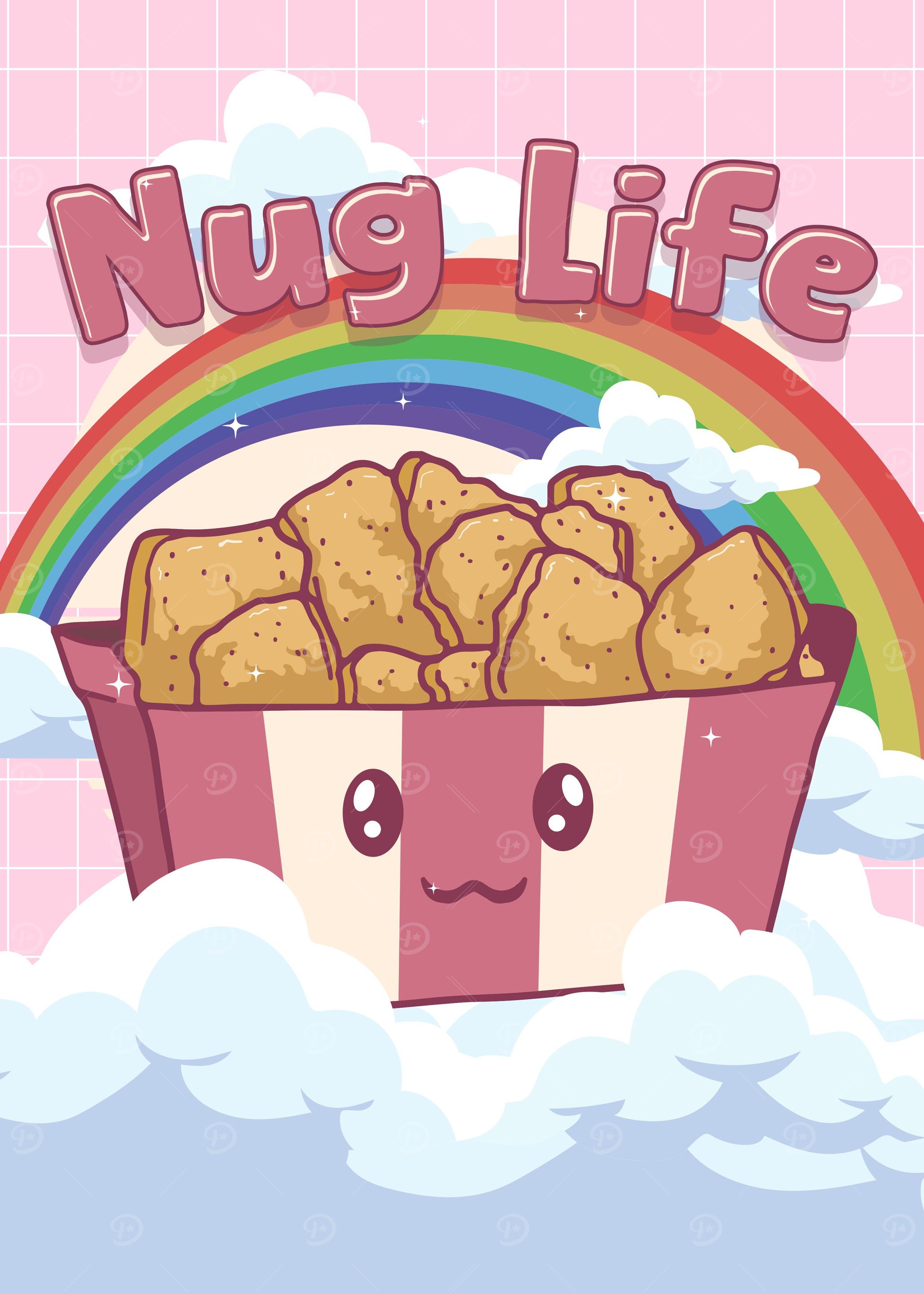 Kawaii Chicken Nuggets