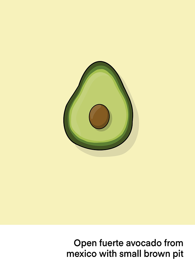 Avocado kitchen decorative