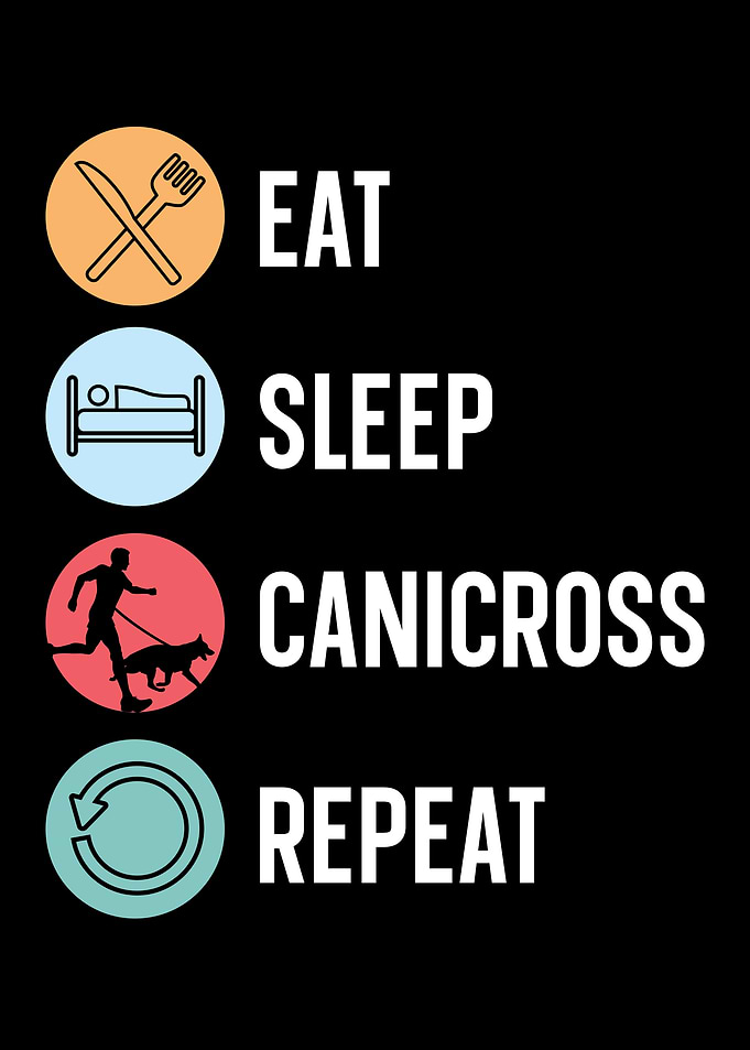 Eat Sleep Canicross Repeat