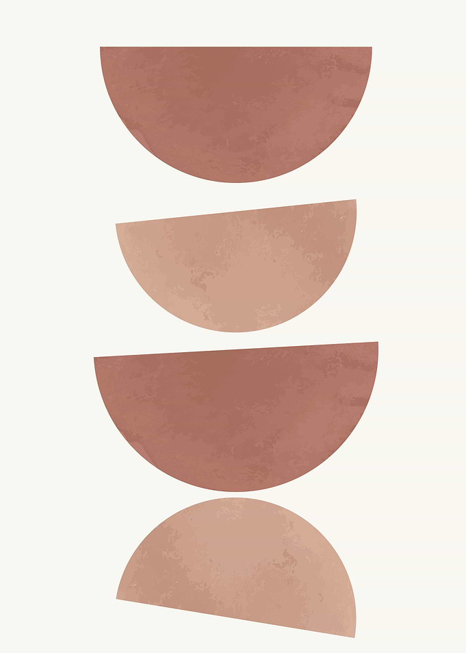 Aesthetic boho moon phases