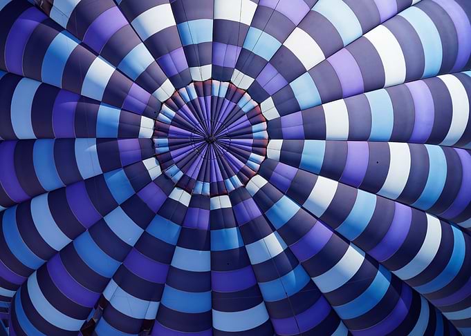 striped pattern of balloon