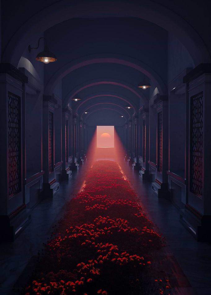 Flourishing sunset