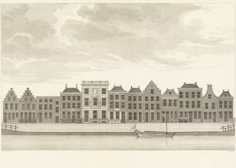 Gezicht Rapenburg 1807