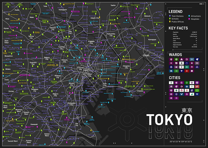 Tokyo Map