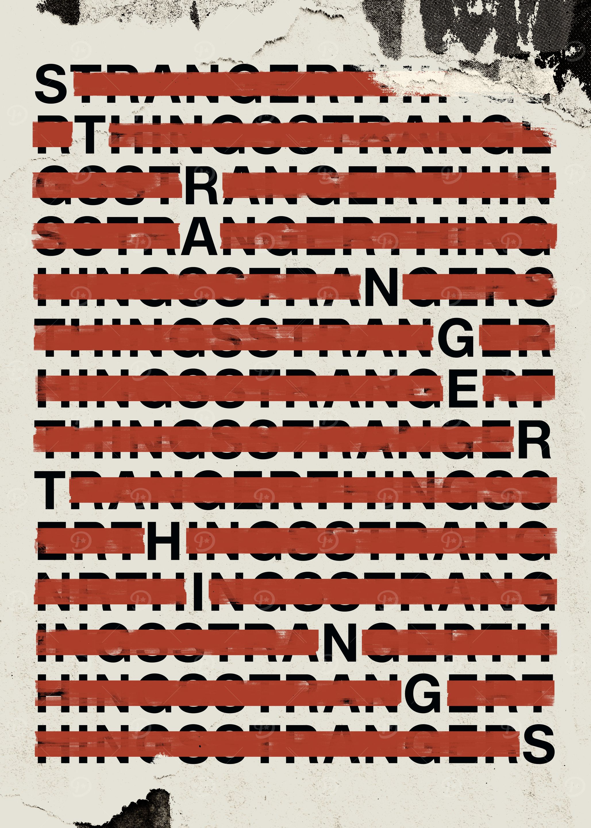 Stranger Things Typography