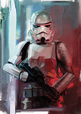 Stormtrooper watercolor