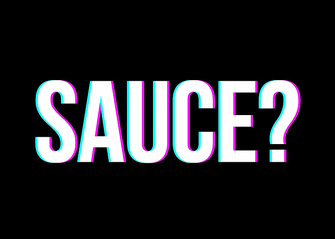 Sauce Glitch Art