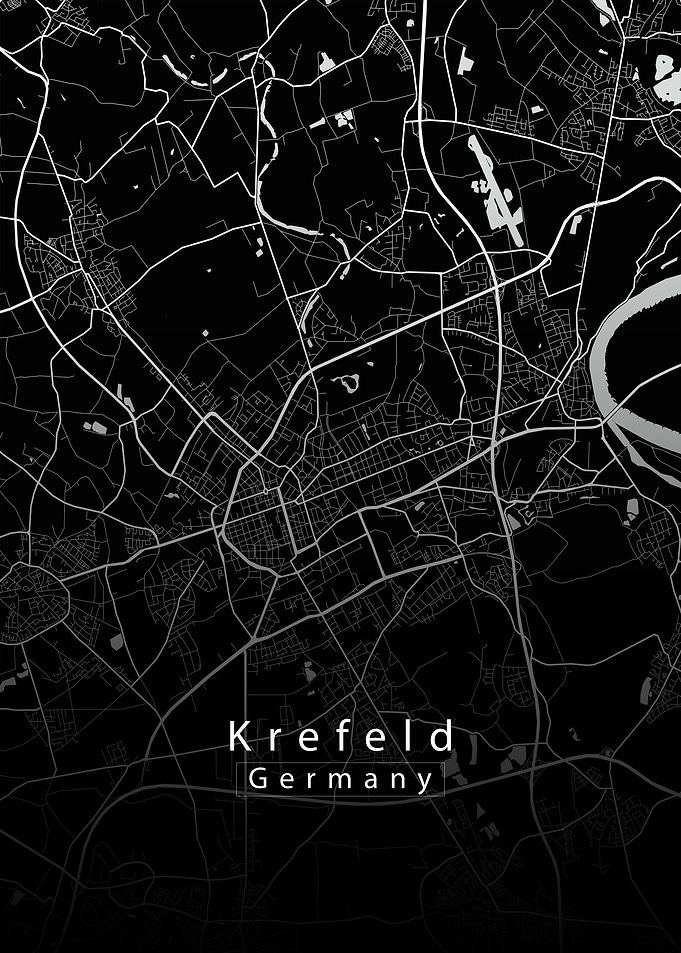 Krefeld City Map