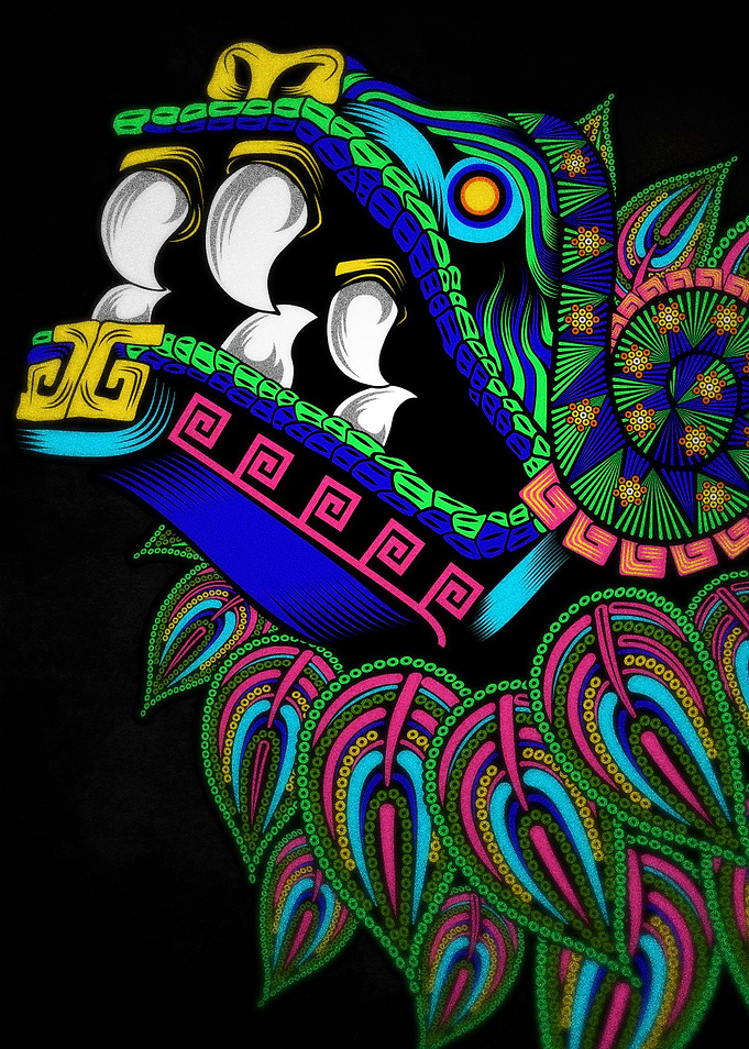 quetzalcoatl head mexican