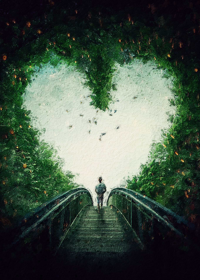 Follow your heart painting