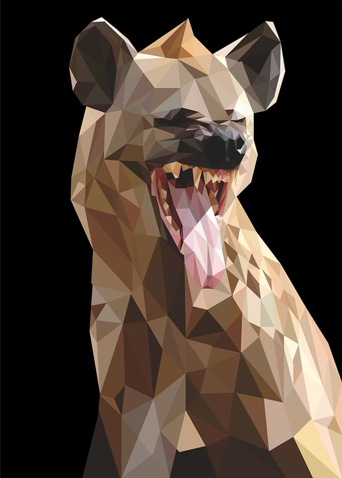 nursery animal hyena