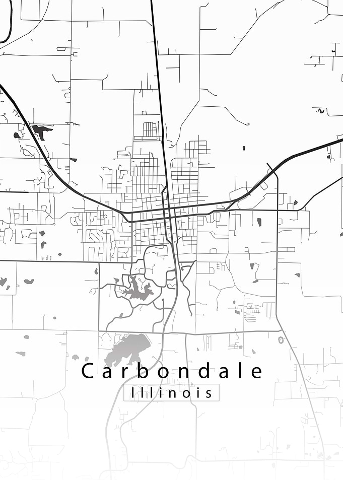 Carbondale City Map