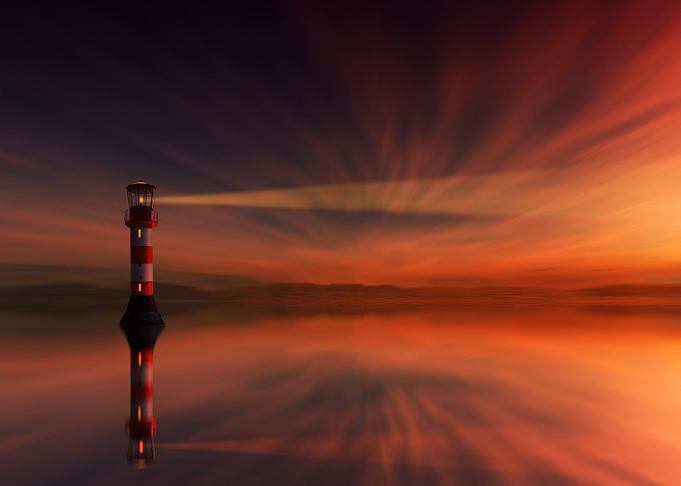 Amazing Sunset Reflection