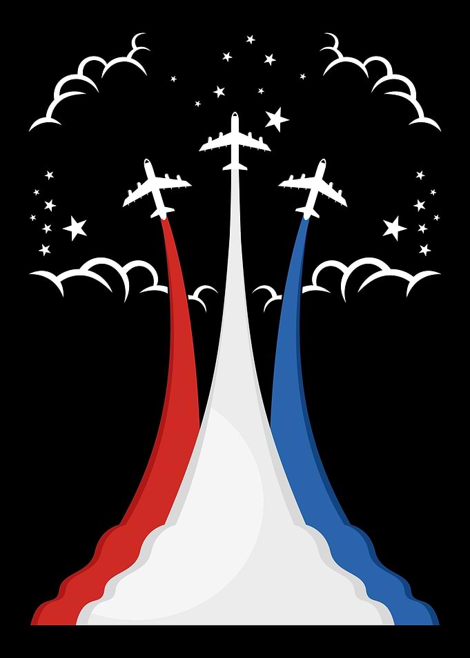 USA 4th of July Aviation