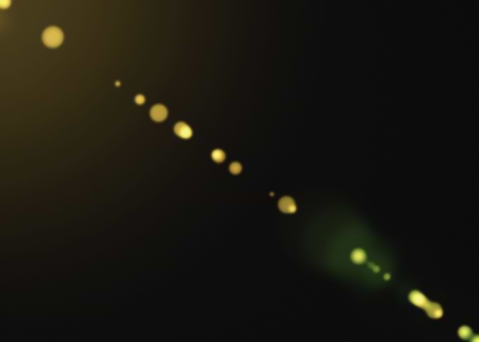 Lens flare cross screen ye