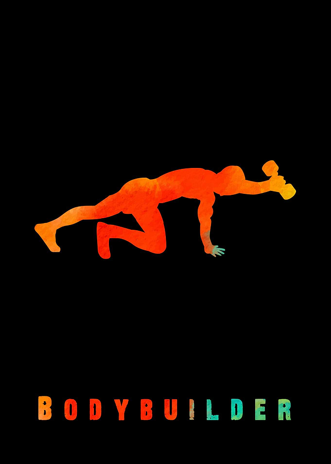 Bodybuilder Colorful