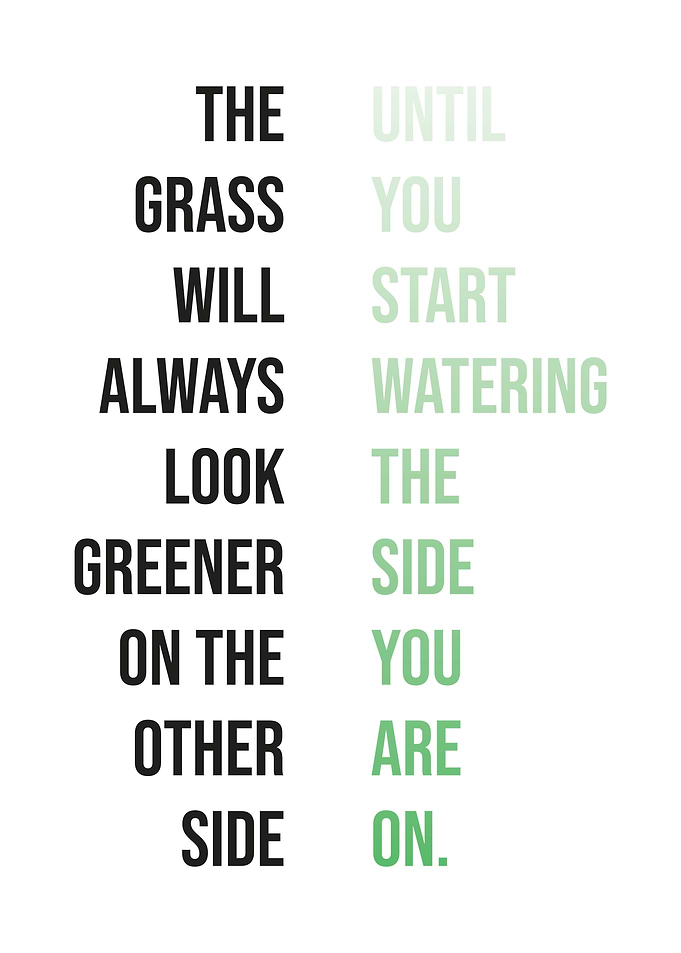 Grass Seems Greener