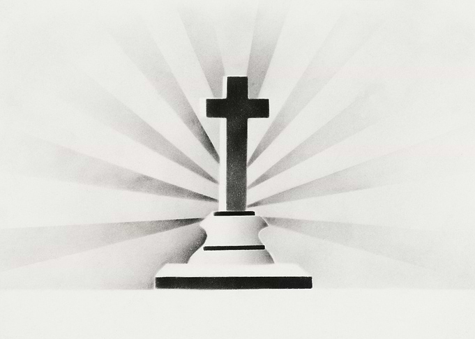 cross by moonlight