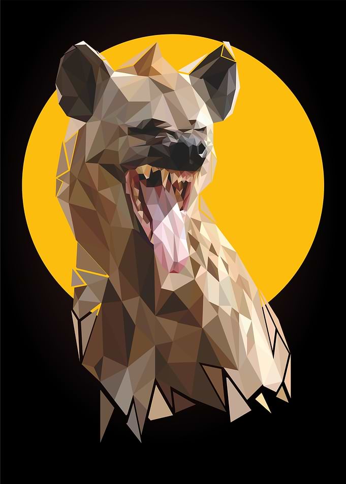 nursery animal hyena