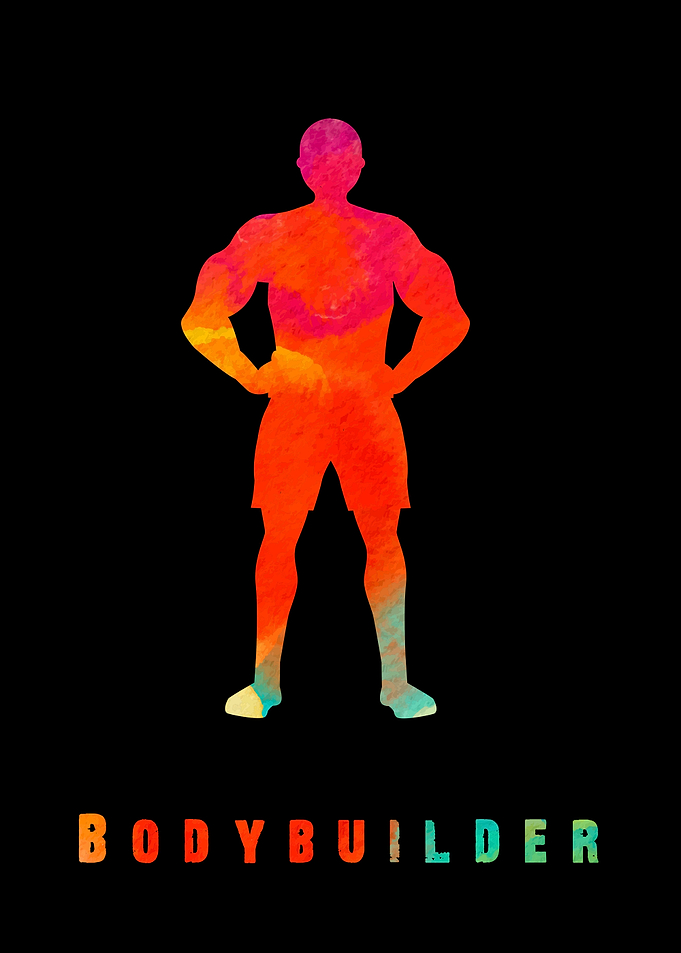 Bodybuilder Colorful