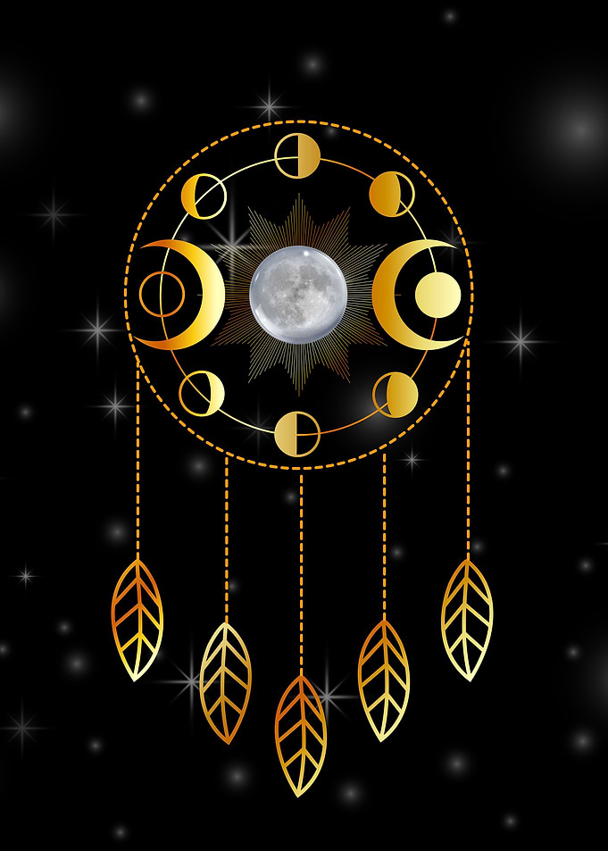 Triple Moon dreamcatcher