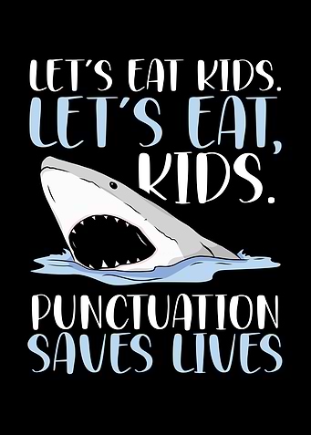 Shark let eat kids