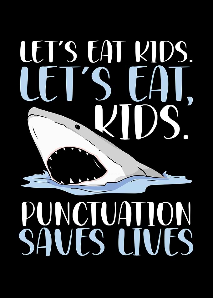Shark let eat kids