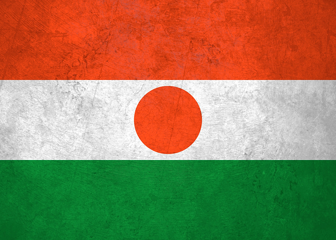Flag of Niger on Wall