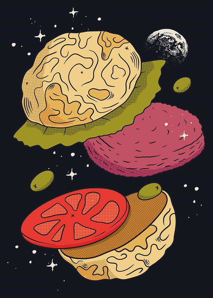 Moon burger