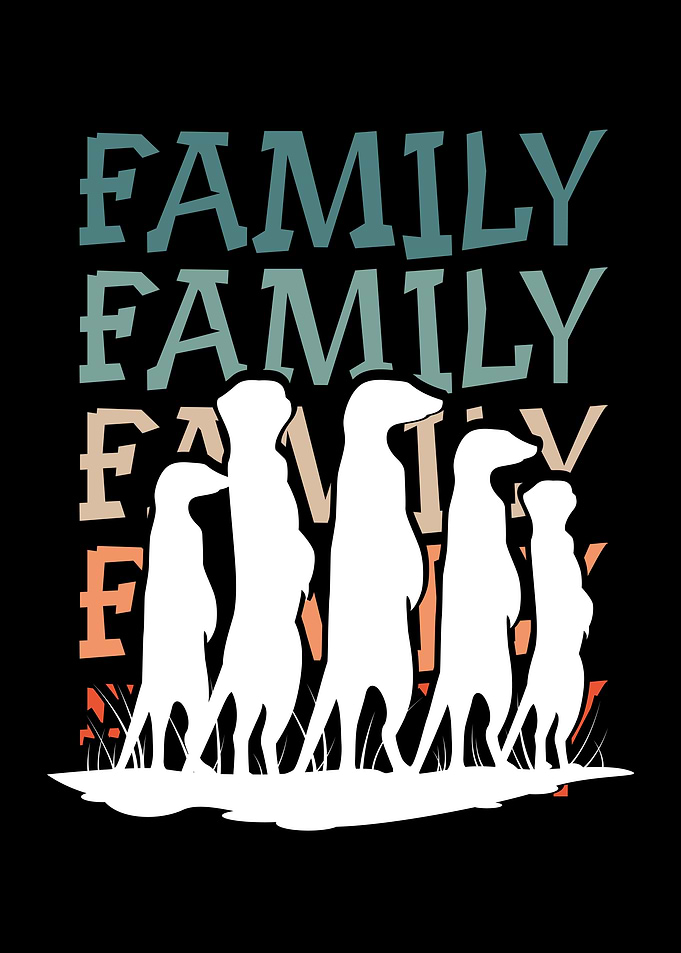 Meerkats family
