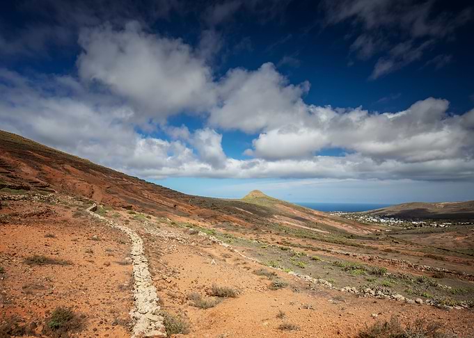 Spain landscape, volcano