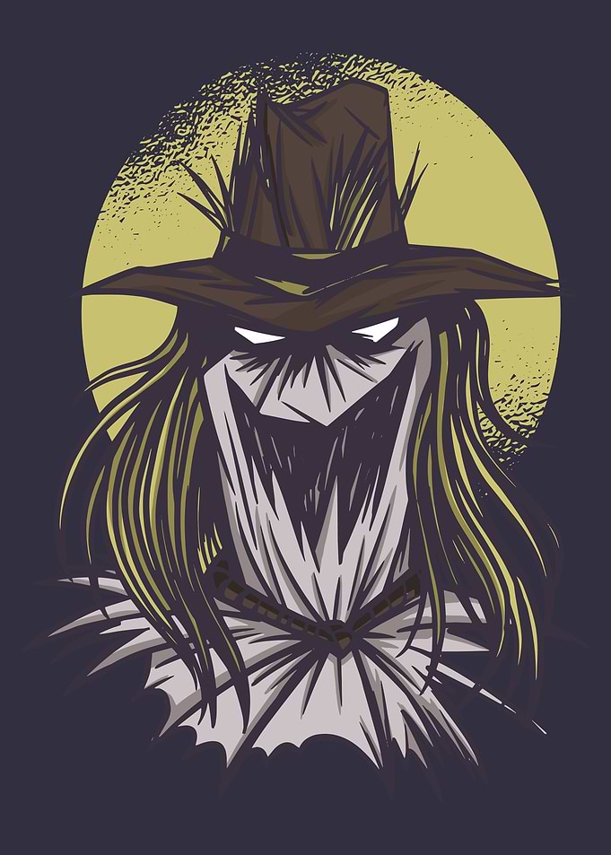 Creepy scarecrow