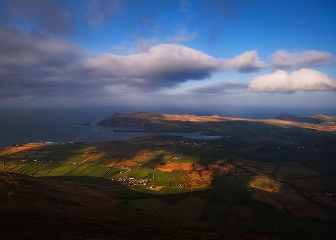 Atlantic coast from above