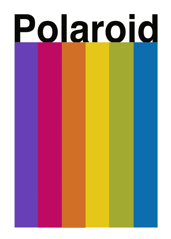 Color combination polaroid