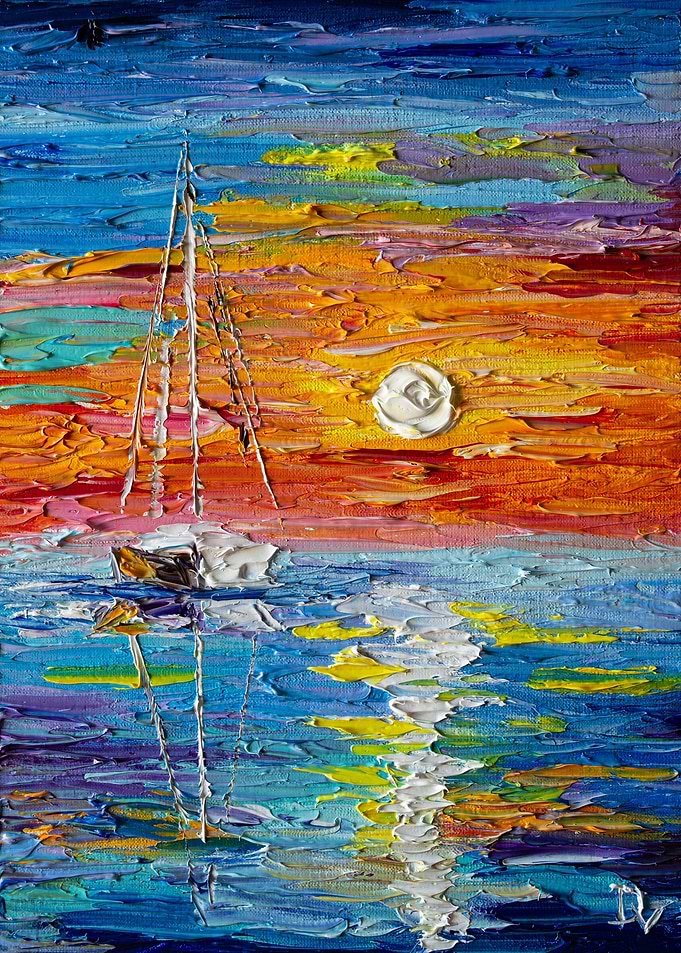 Sea sunset