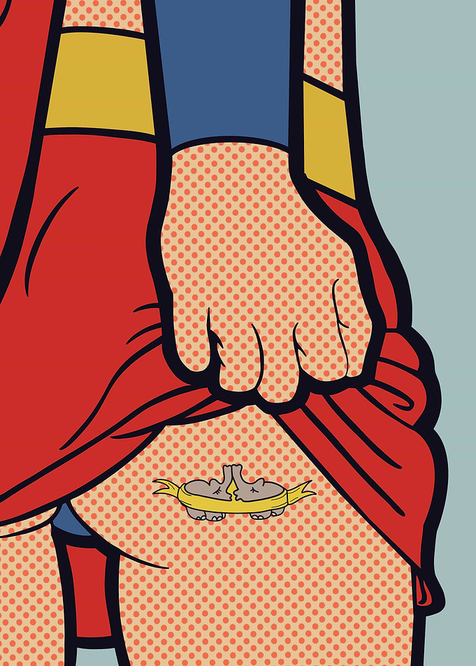 Pop art retro