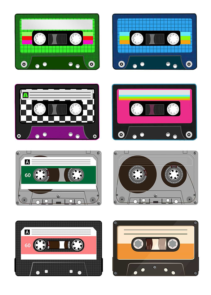 Retro Audio Cassettes