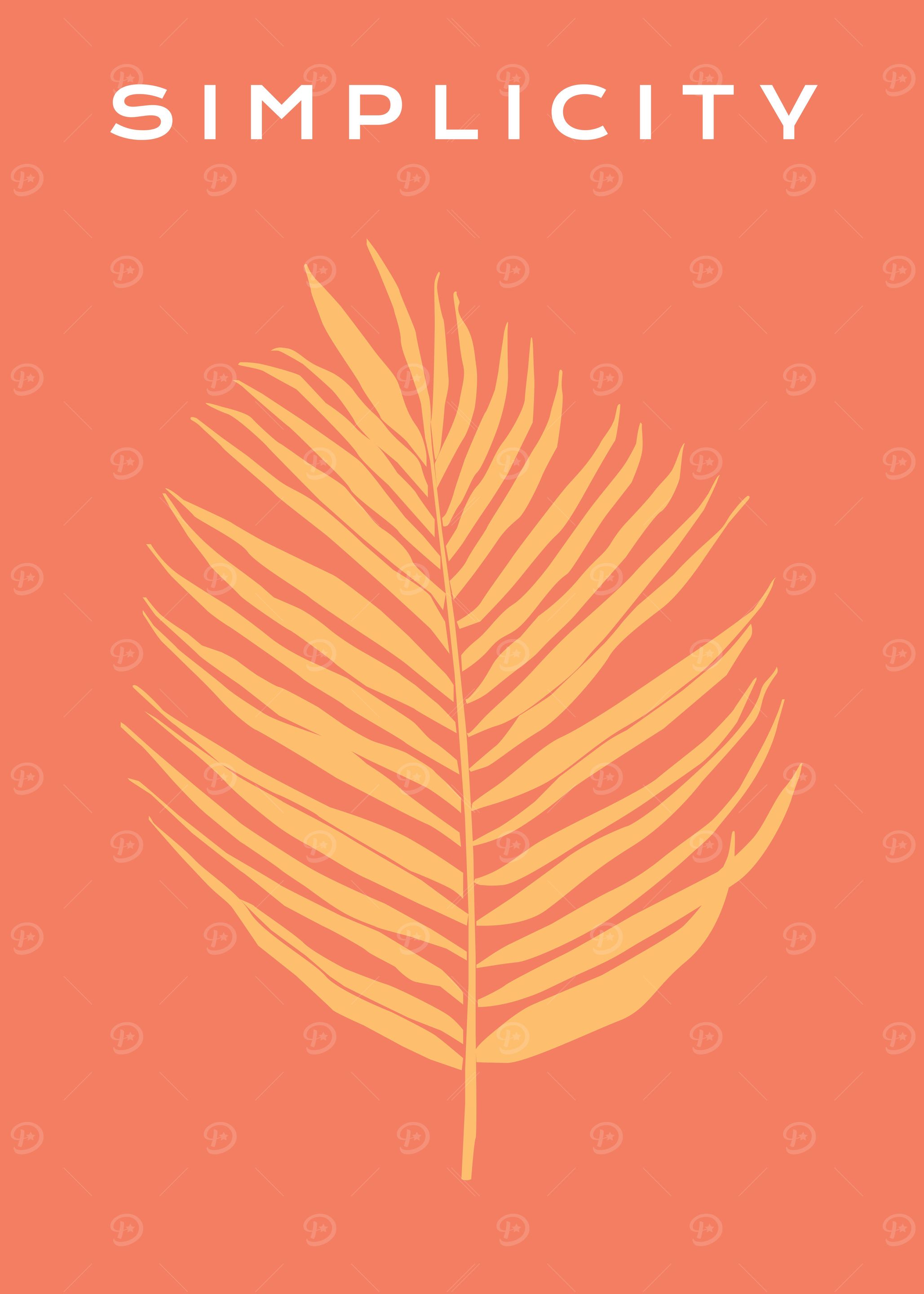 Palm leaf for Simplicity