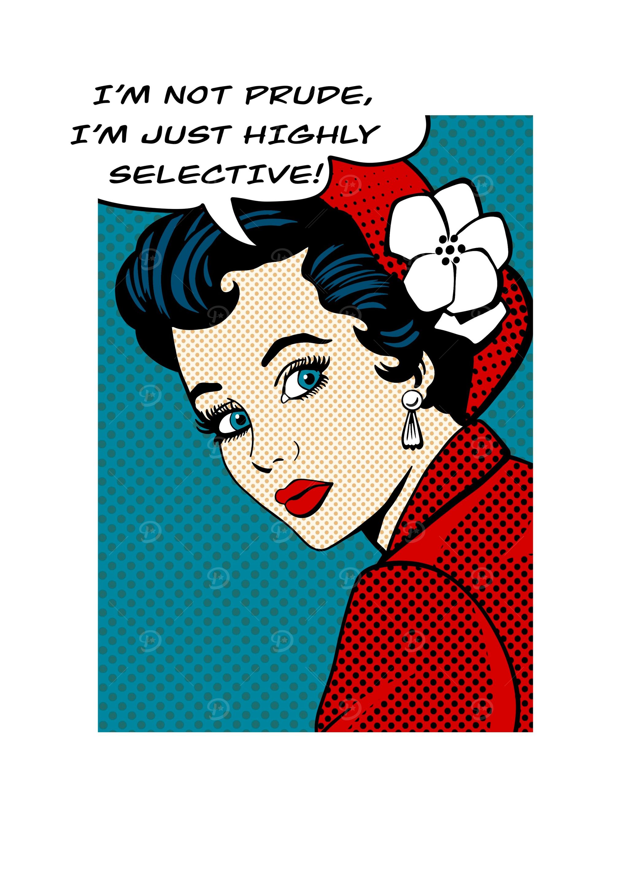 Pop art retro