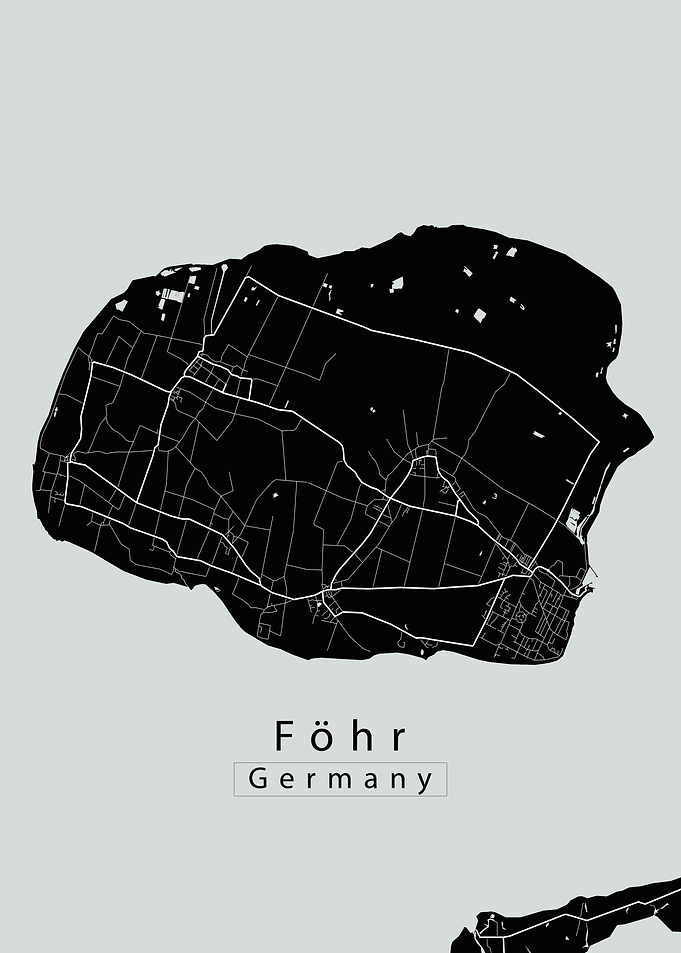 Foehr Island Map