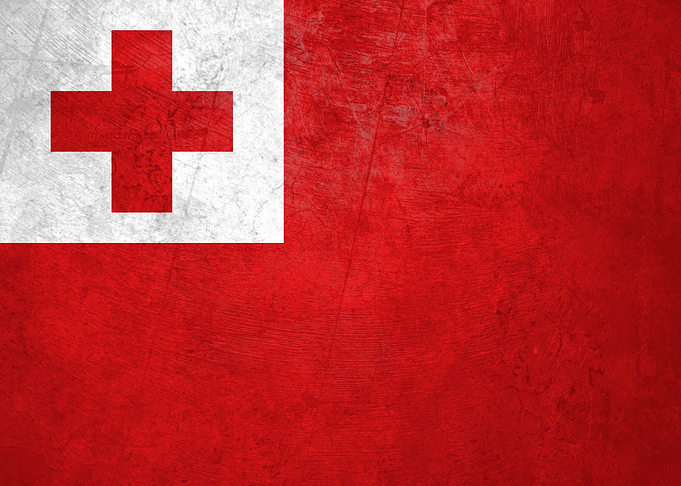 Flag of Tonga on Wall