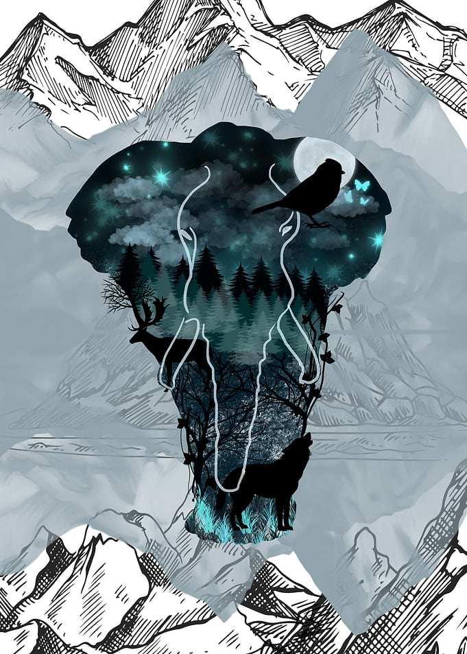 Elephant Nature Design Art
