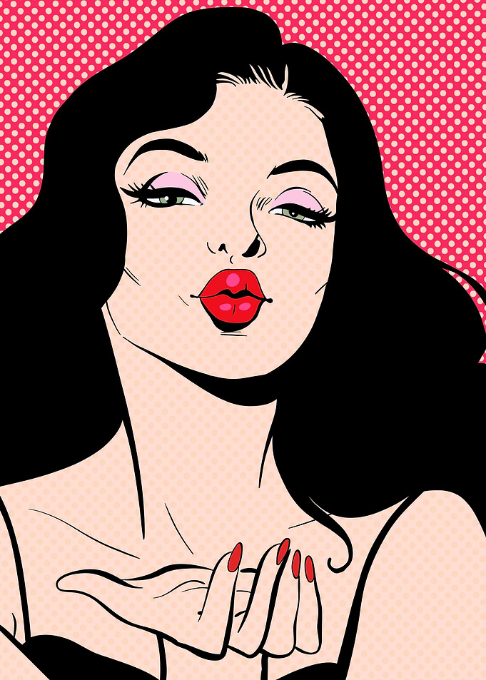 Pop art women