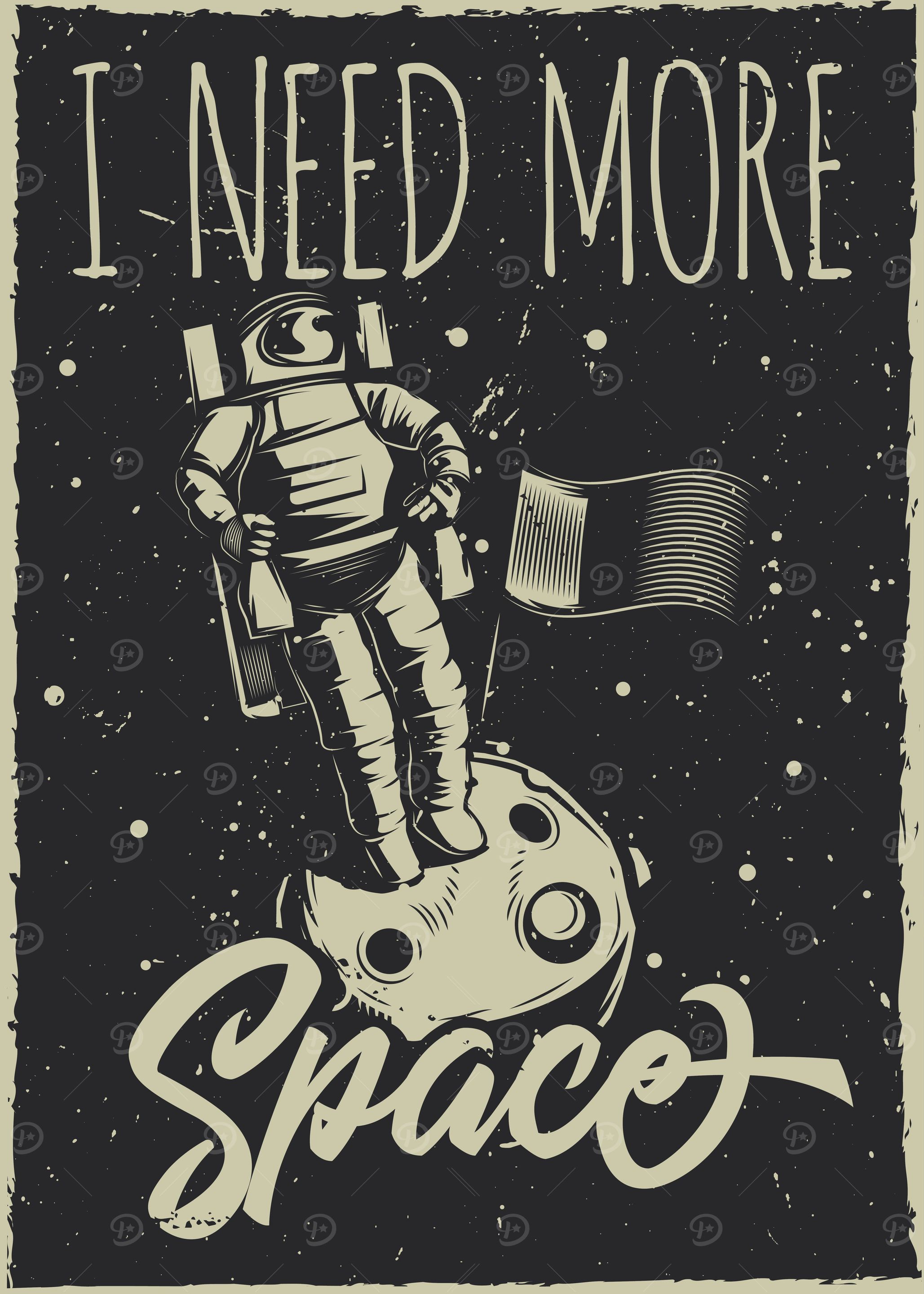 Space Astronaut Vintage