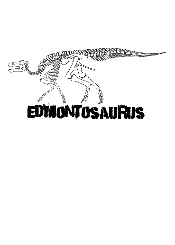 Dinosaurier Edmontosaurus